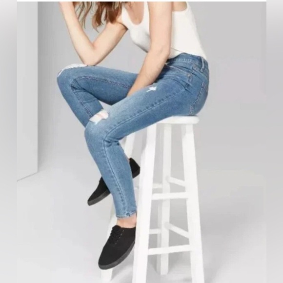 Wild Fable Women's High-Rise Skinny Jeans(Size 4) - Picture 3 of 13